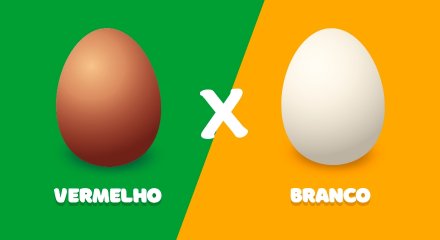 Qual a diferença entre os ovos brancos e vermelhos?